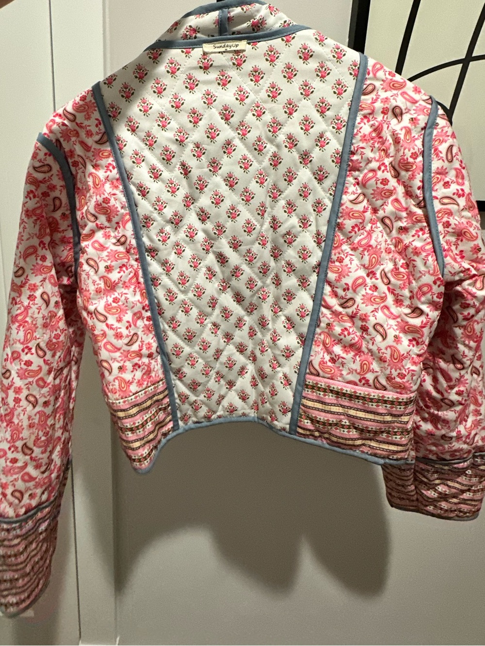 Sunday REVERSIBLE Patterned Quilted Jacket - Picture 4 of 5